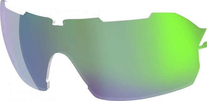 Линза для очков Scott Spur Lens, зелёно-синяя Green Chrome