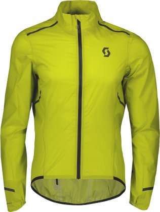 Куртка Scott RC Weather WP Men's Jacket, жёлтая Sulphur Yellow/Black