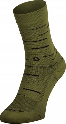 Носки Scott Speed Crew Sock, зелёные с чёрными элементами Fir Green/Black