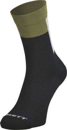 Носки Scott Block Stripe Crew Sock, чёрно-зелёные Black/Fir Green