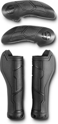 Грипсы с рогами на руль Cube Natural Fit Grips All Terrain Bar Ends Medium Black