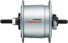 Втулка передняя динамо Shimano Nexus DH-C6000-3R-NT, 36H отверстий под спицы, модулятор High, серебристая, без упаковки Silver