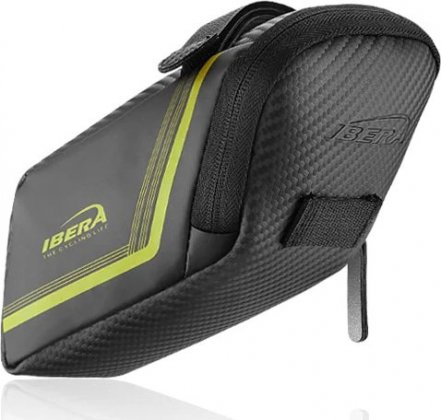 Сумка подседельная Ibera Strap-on SeatPak 16 Medium, с лаймовыми элементами Green