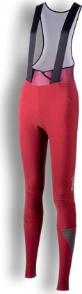 Рейтузы с лямками женские Nalini New Road Wr Lady Bib Tight, красные 4100