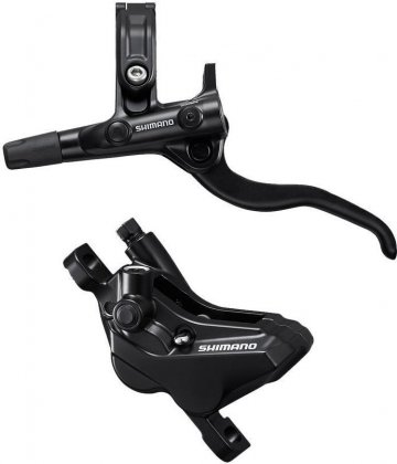 Тормоз дисковый гидравлический Shimano BR-MT420/BL-M4100, колодки D03S-A