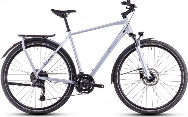 Велосипед Cube Kathmandu Pro (2025) Silver Blue/Grey